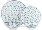 Linney 16 pc Dish Set Blue