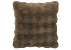 Zoey Faux Fur Pillow 20x20 Mushroom