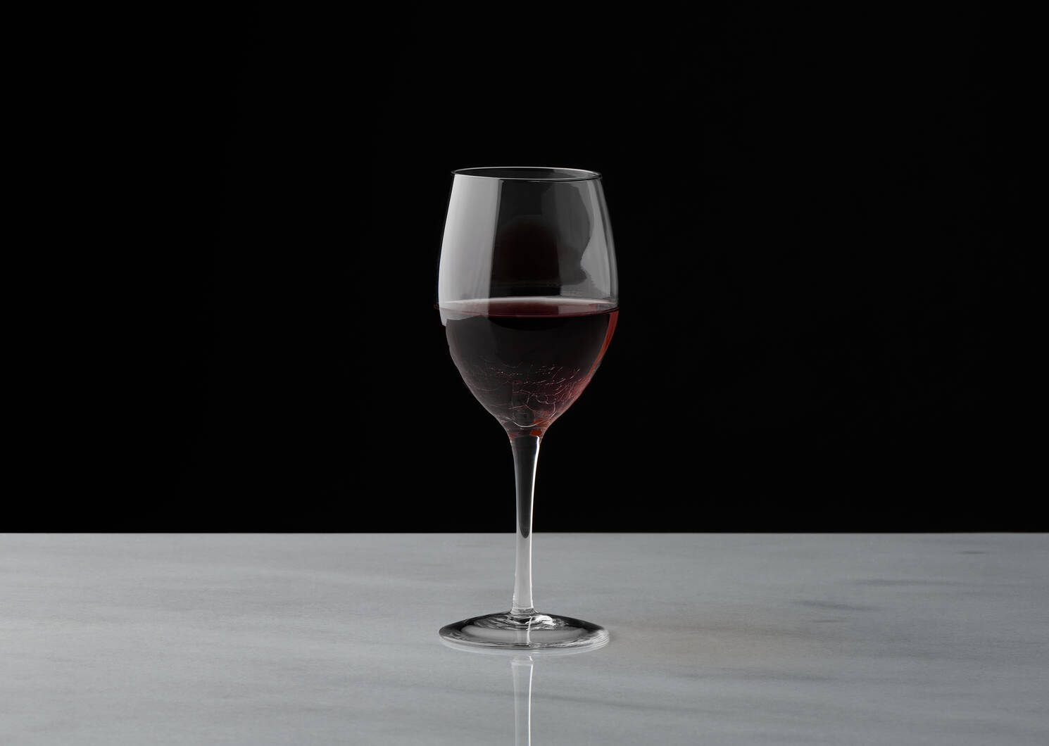 Verre à vin Santé! transparent