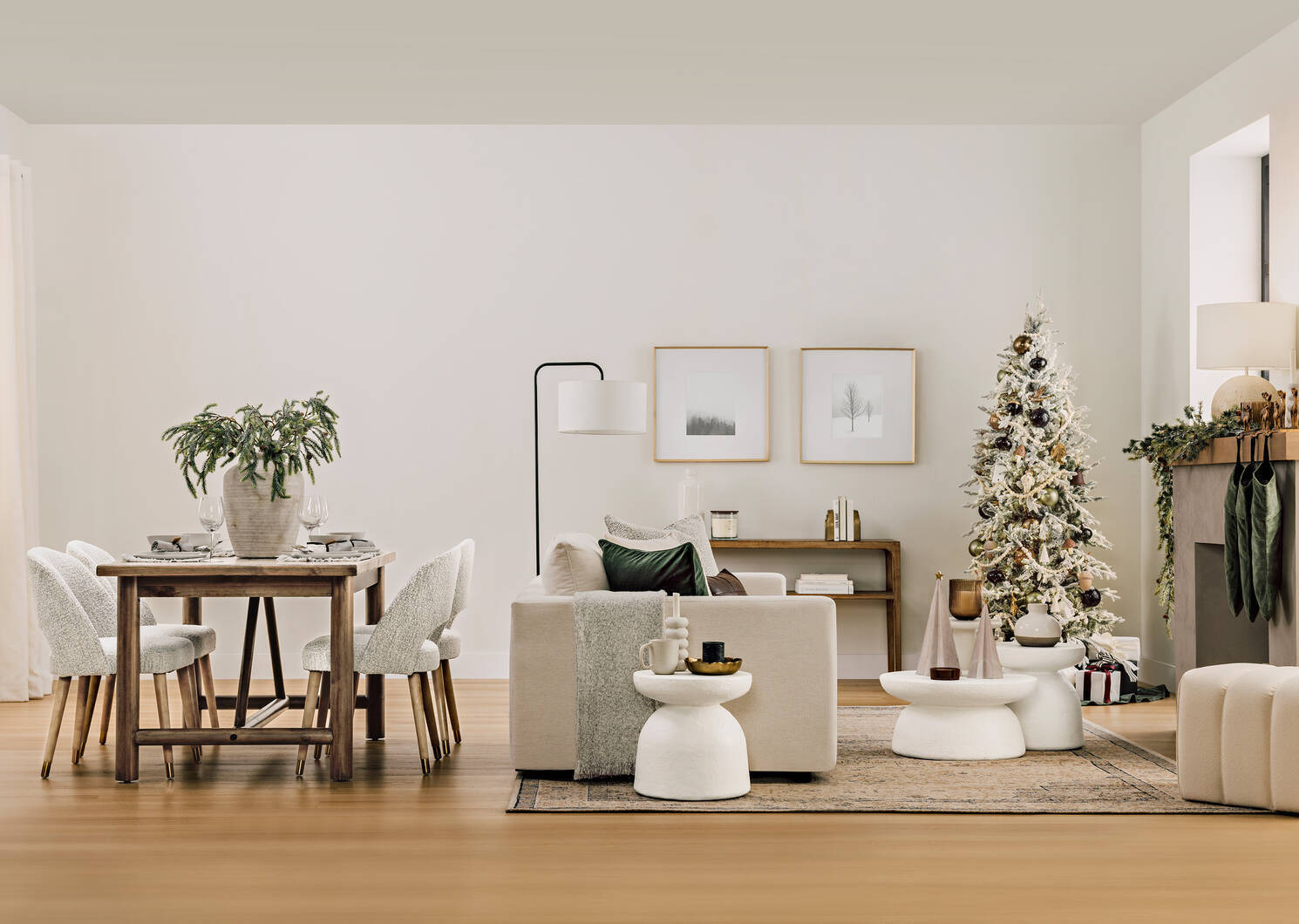 Flurry Tree 7FT Pre-Lit Flocked
