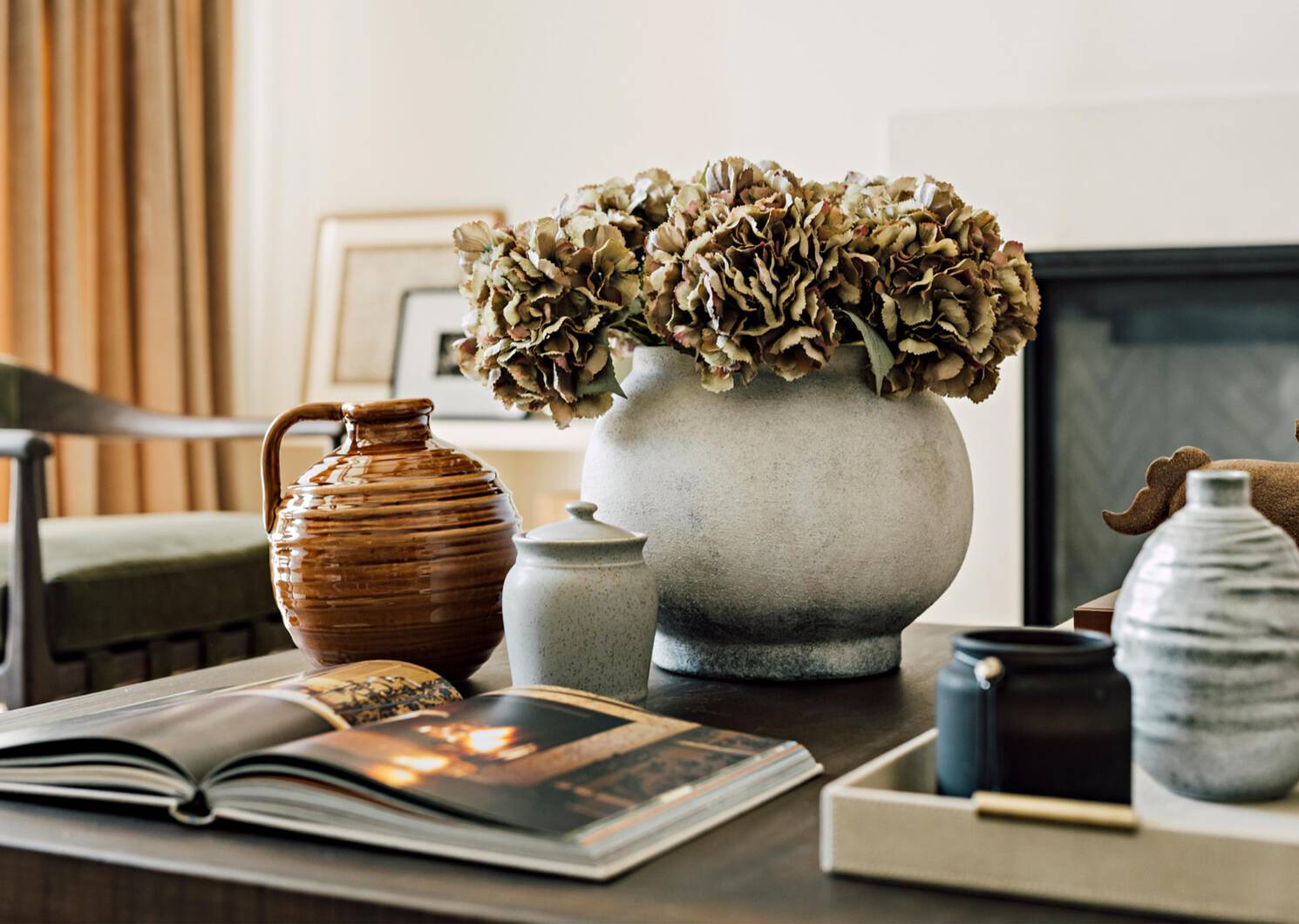 Adell Hydrangea Antique Green