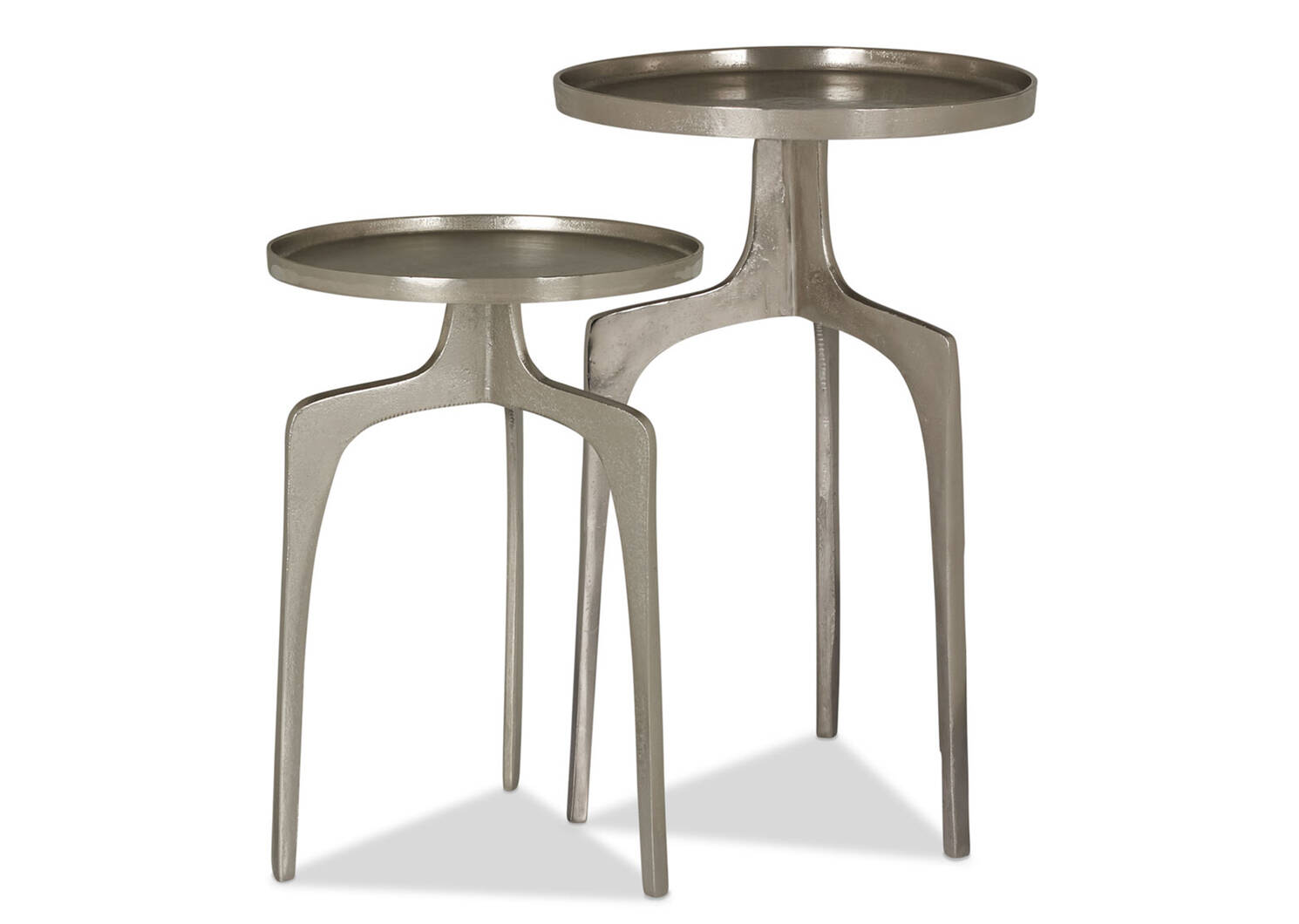 Table d'app. Saylish 21 po -nickel brut