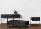 Table console Lenyx -Ebony chêne