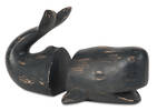 Cachalot Whale Bookend Set