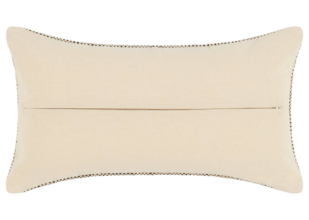 Maylin Pillow 12X22 Ivory/Black