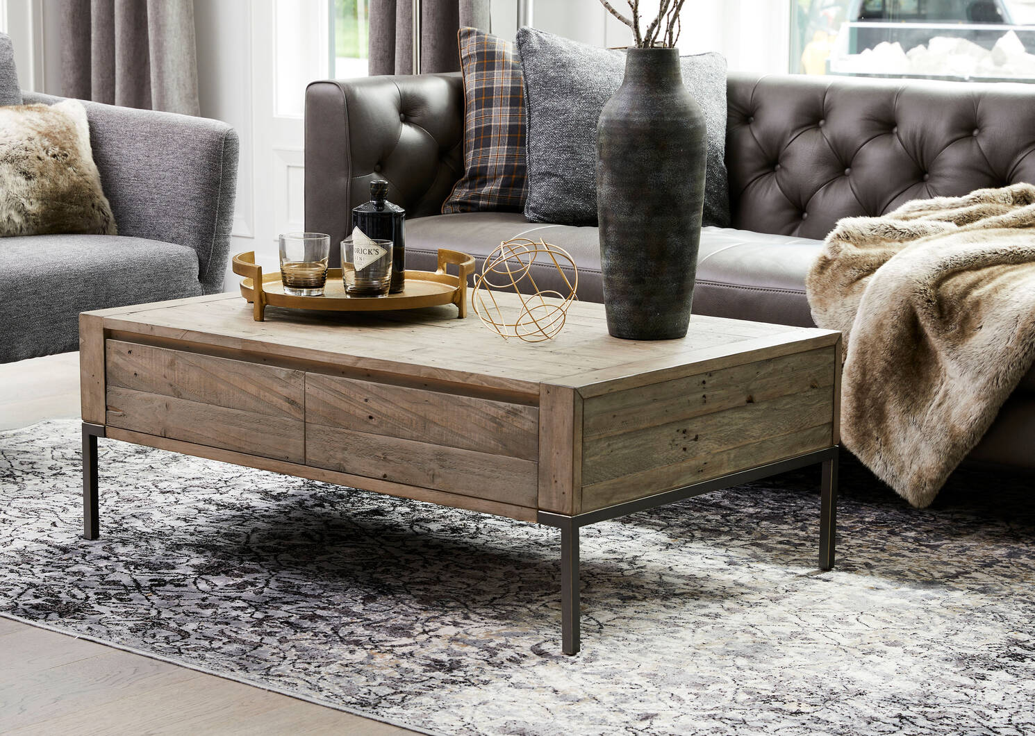 Bronson Coffee Table -Guthrie Driftwood
