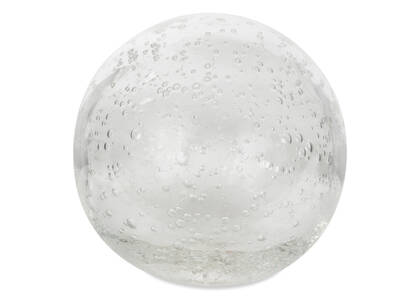 Petite boule en verre Anora transparente