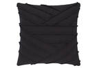 Coussin avec franges Odessa 20x20 noir