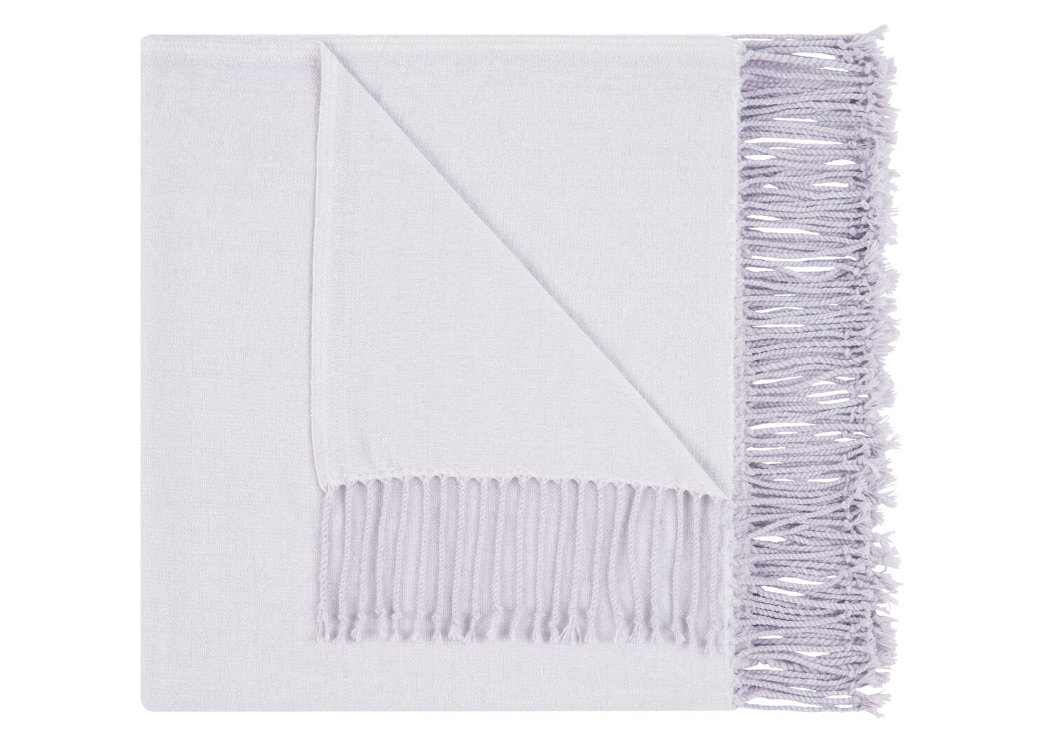 Enola Chenille Throw Lilac/Ivory