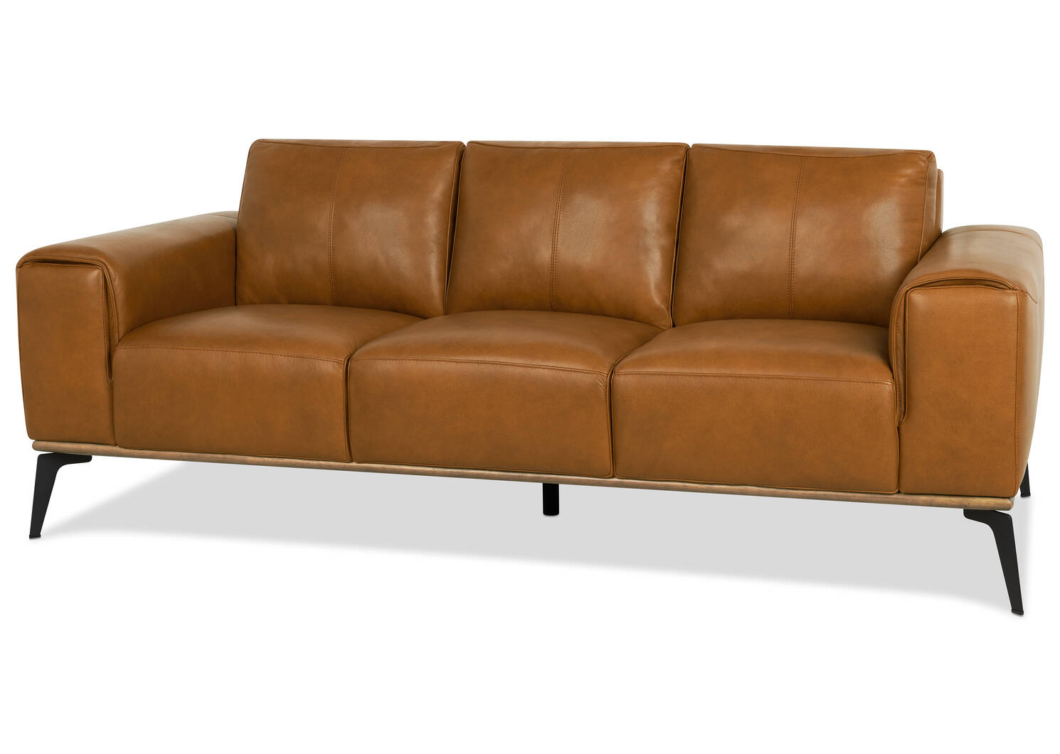 Alton Leather Sofa -Mira Cognac