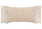 Coussin en macramé Carly 12x22
