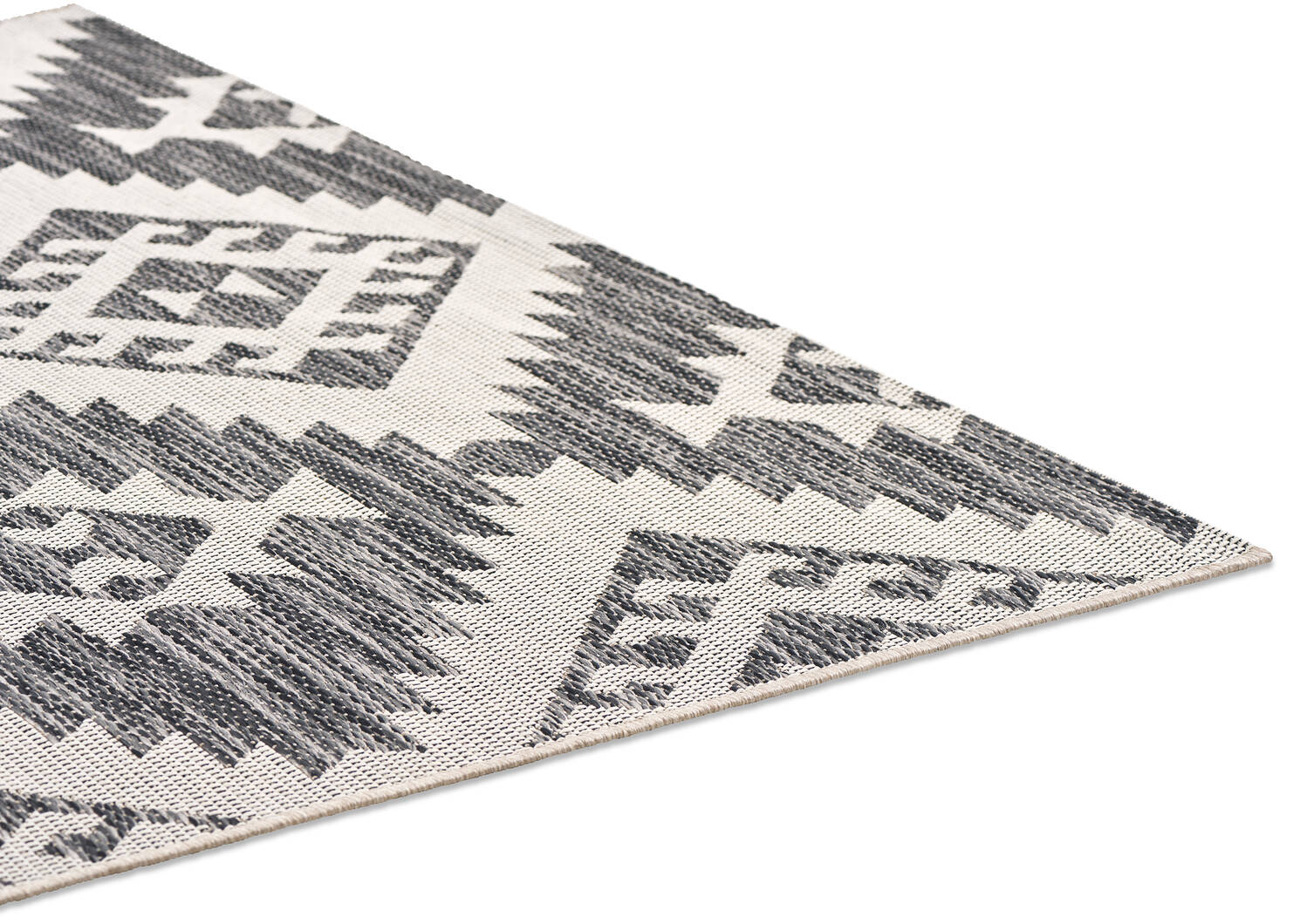 Loja Rugs - Black/Ivory