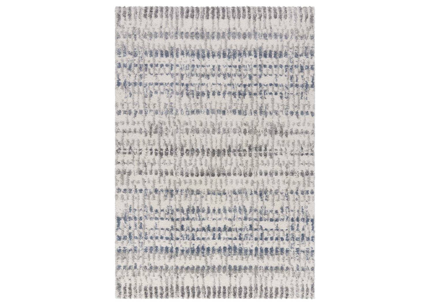 Tapis Nicolet -bleus/gris/ivoire