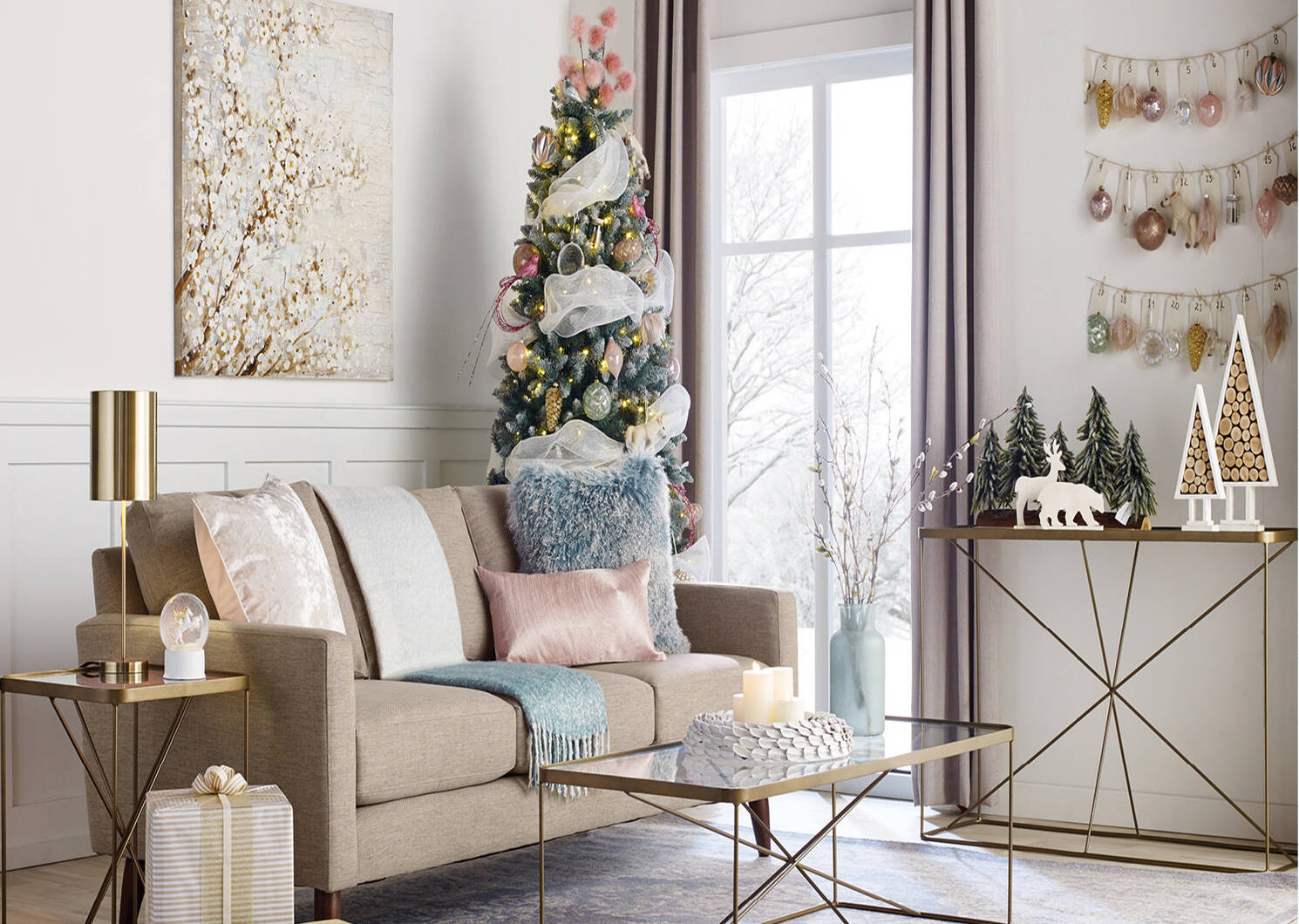 Tulle métallique Kringle blanc irisé