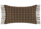 Charlton Plaid Pillow 14x24 Brown