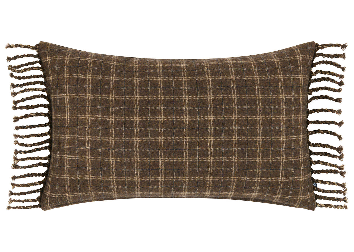 Charlton Plaid Pillow 14x24 Brown
