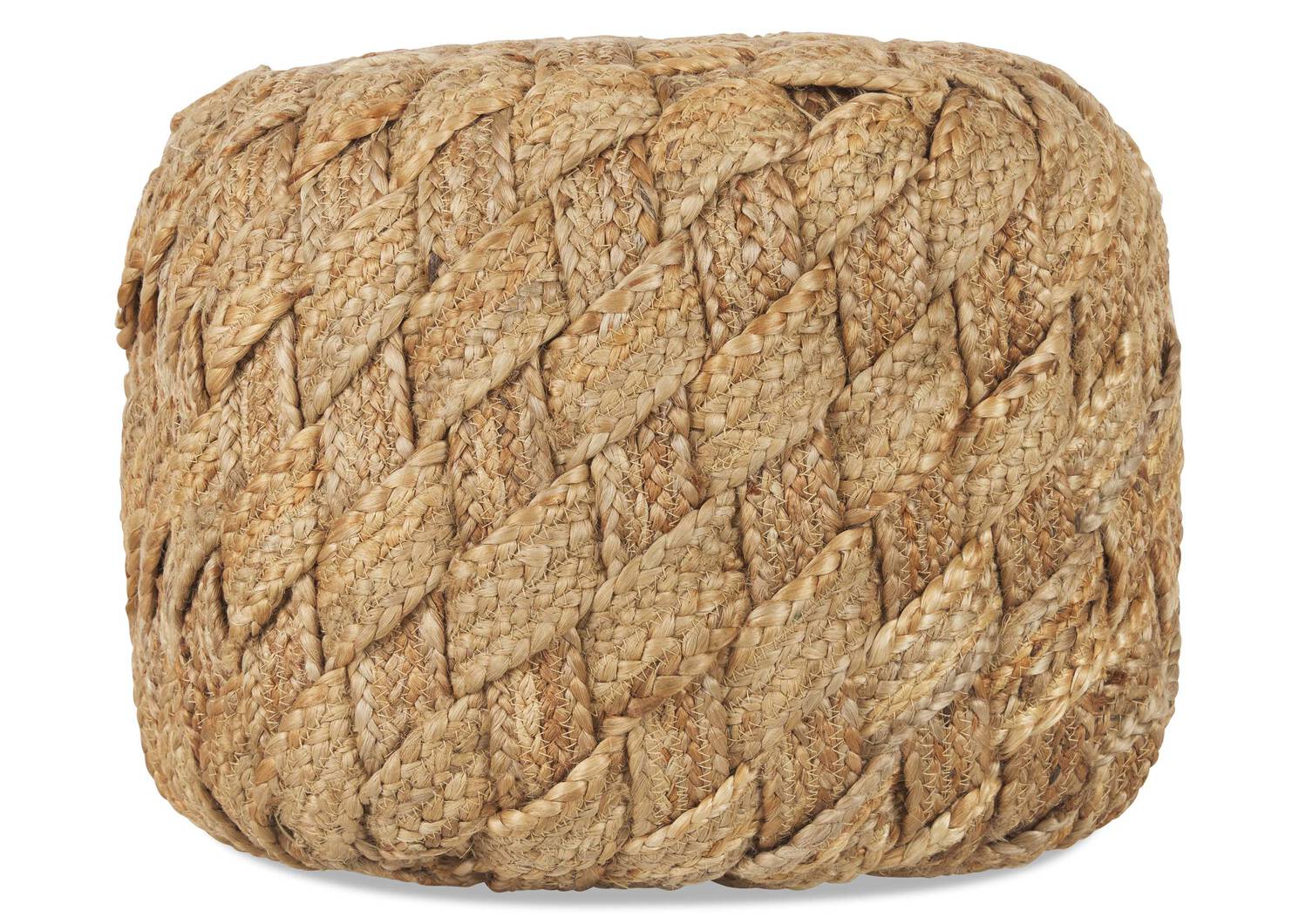 Jameson Jute Pouf Natural