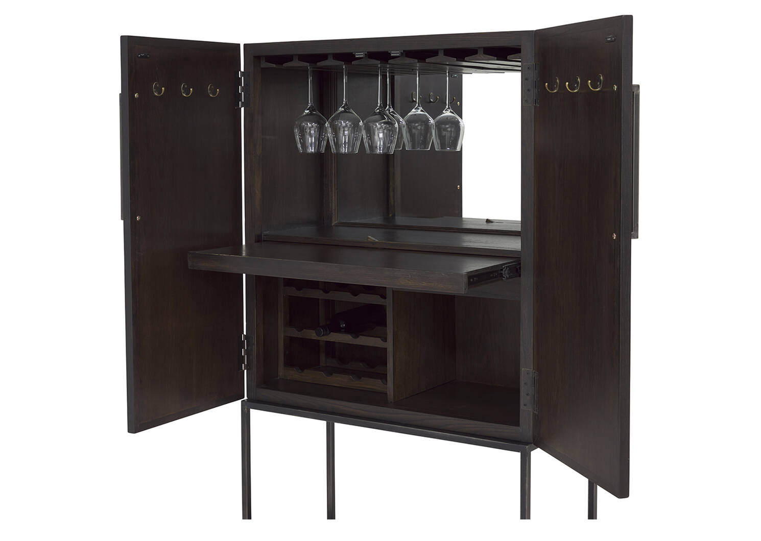 Easton Wine Cabinet -Piper Elm