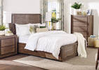 Mandalay Storage Bed -Dune Brown, KING