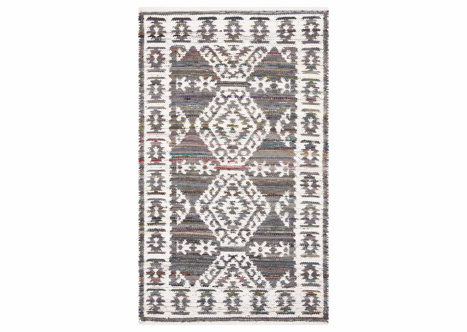 Tapis décoratif Marchant 36x60 gris/bl