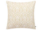 Coussin Lettie 20x20 ivoire/brun clair