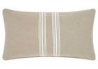 Cottage Stripe Toss 12x22 Sand/Ivory