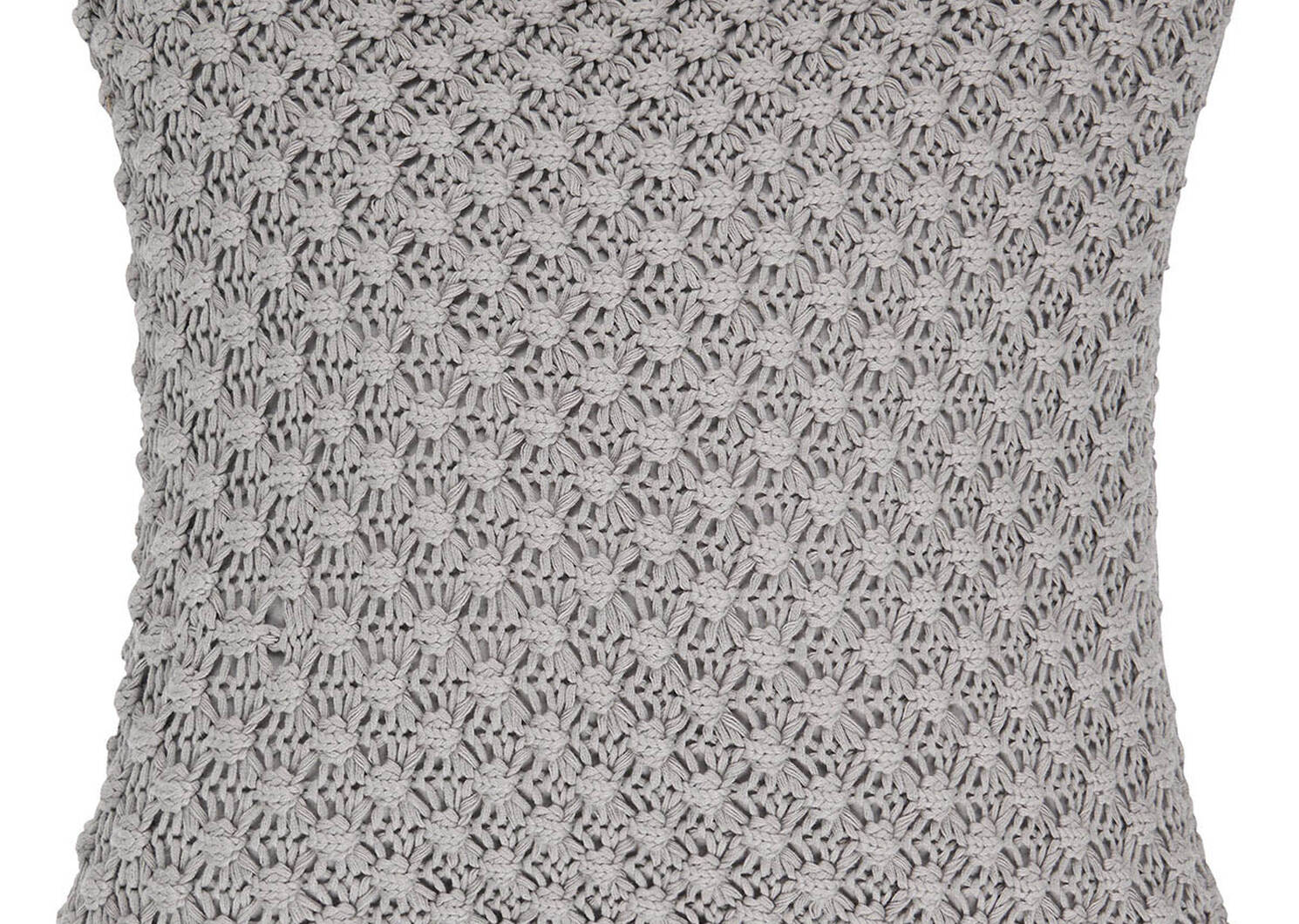 Ellie Cotton Toss 20x20 Light Grey