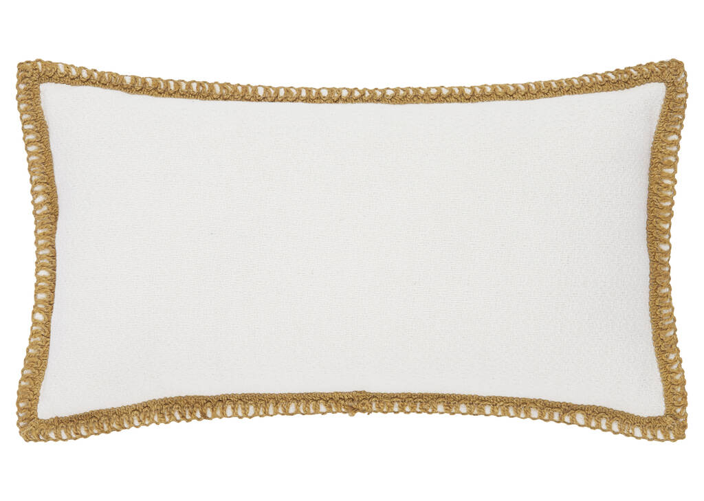 Veracruz Trim Toss 12x22 Ivory/Goldfi