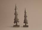 Eira Tree Decor Small Antiqued Brass