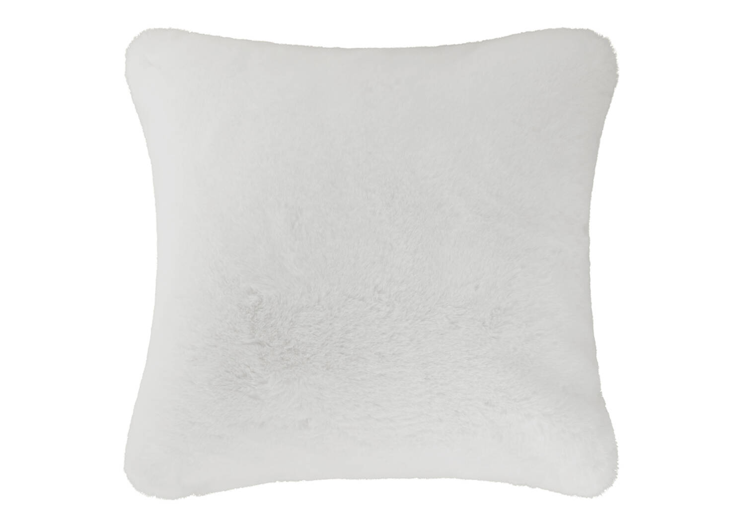 Coussin f.fourrure Flora 20x20 blanc