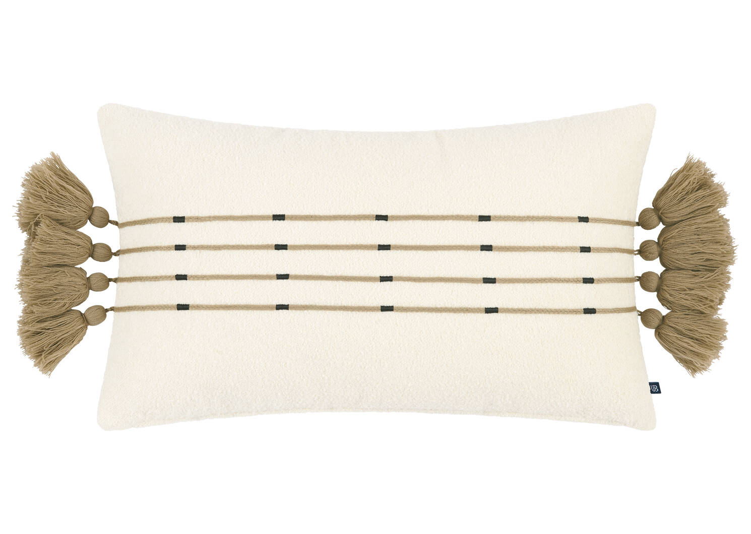Korey Boucle Pillow 14x24 Ivory/Multi
