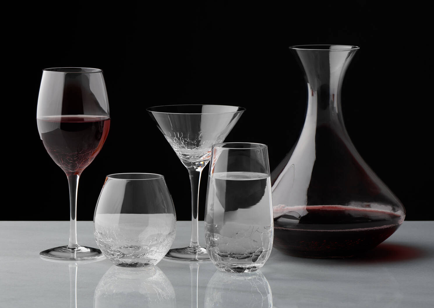 Santé! Highball Glass Clear