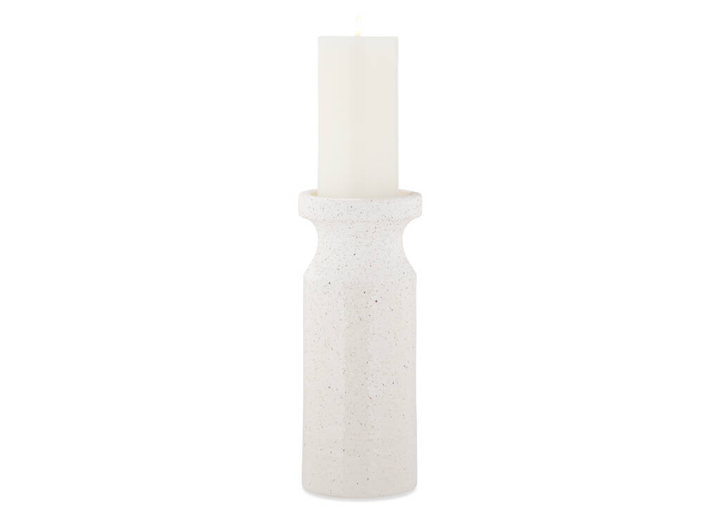 Primrose Candle Holder Large White