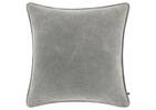 Coussin en velours Kendall 20x20 gr pâle