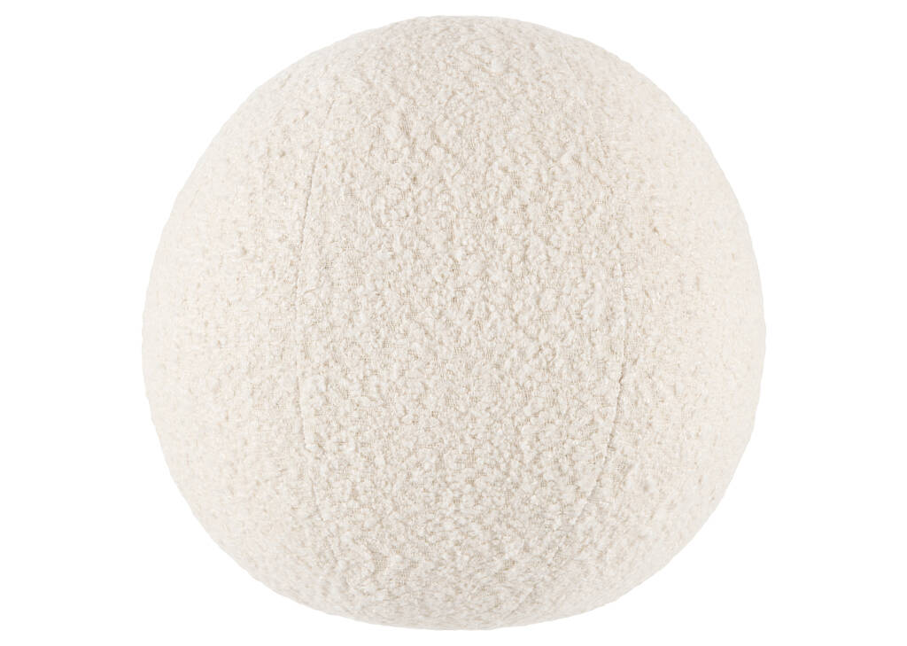Amelie Round Pillow Ivory