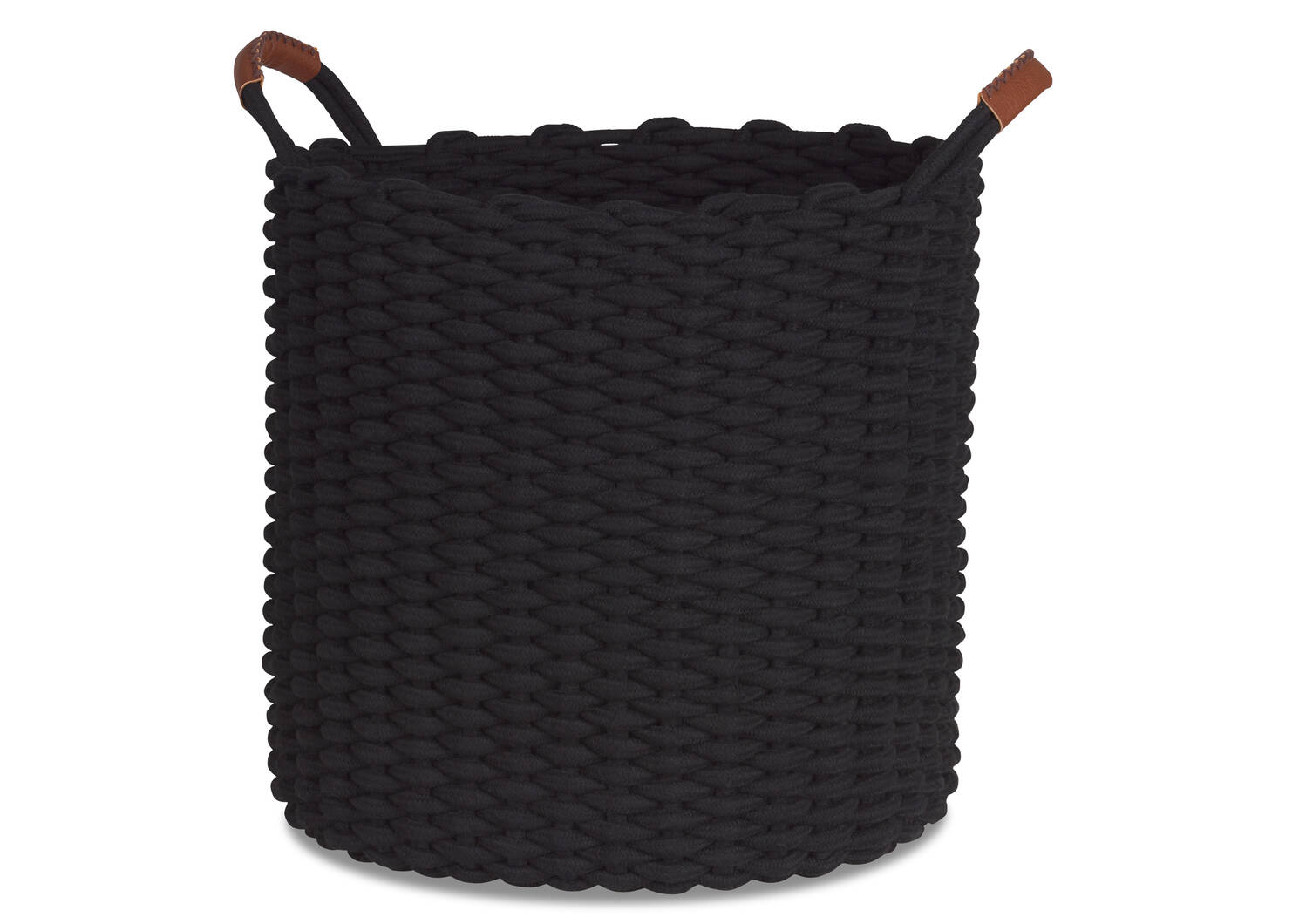 Panier à linge Corde noir
