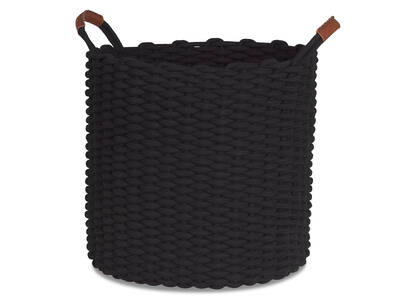 Corde Laundry Basket Black