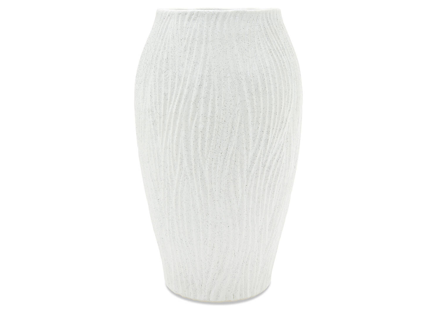 Grand vase Gianna blanc
