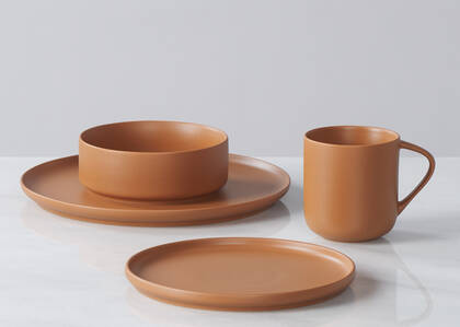 Mayne 16 pc Dish Set Terracotta