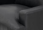 Savoy Leather Armchair -Jett Anthracite