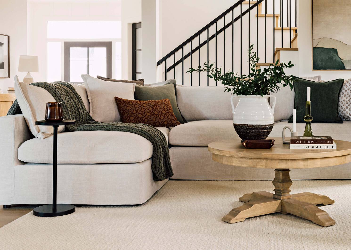 Coussin en coton Kavya 14x24 tamarin