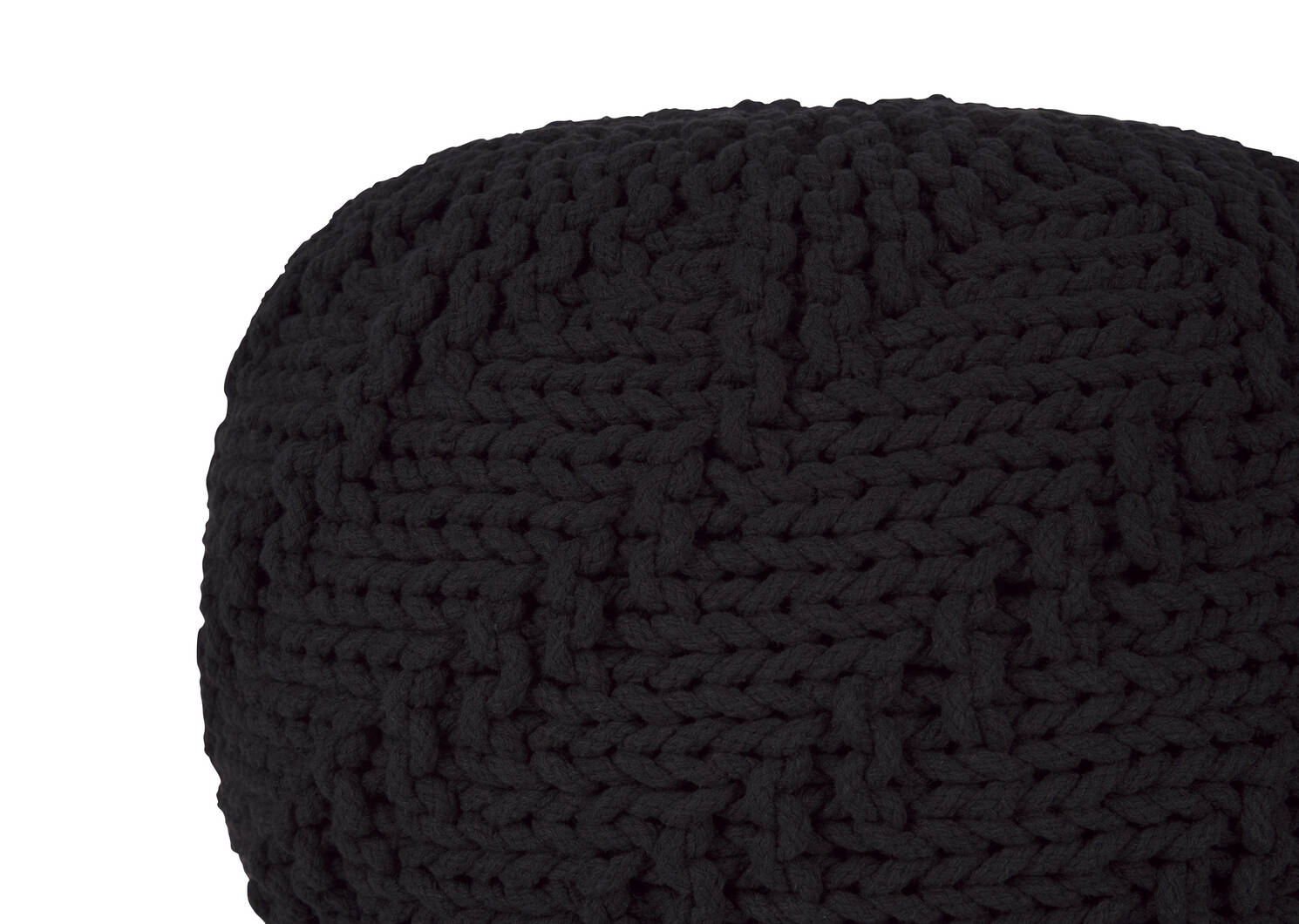 Pouf Roper noir
