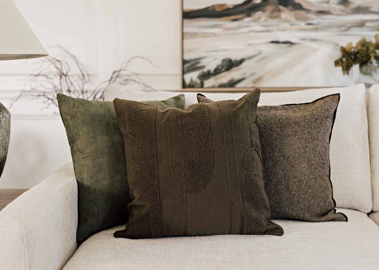 Coussin Telde 20x20 champignon
