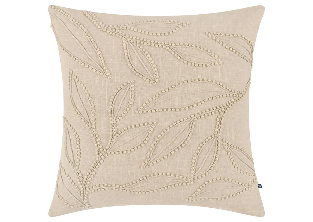 Lyra Embroidered Pillow 20x20 Ivory