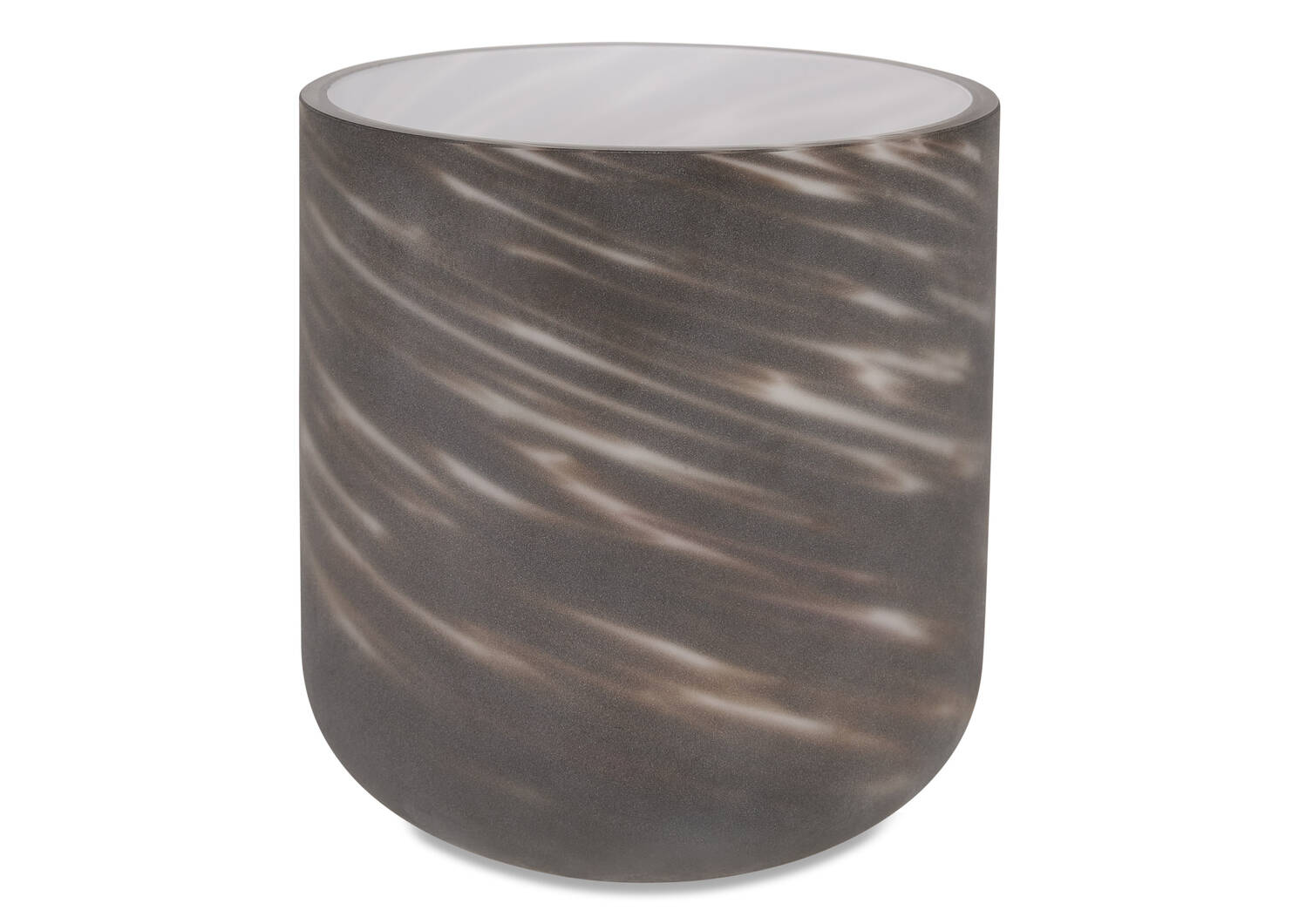 Bougie soja en pot Rowie noire