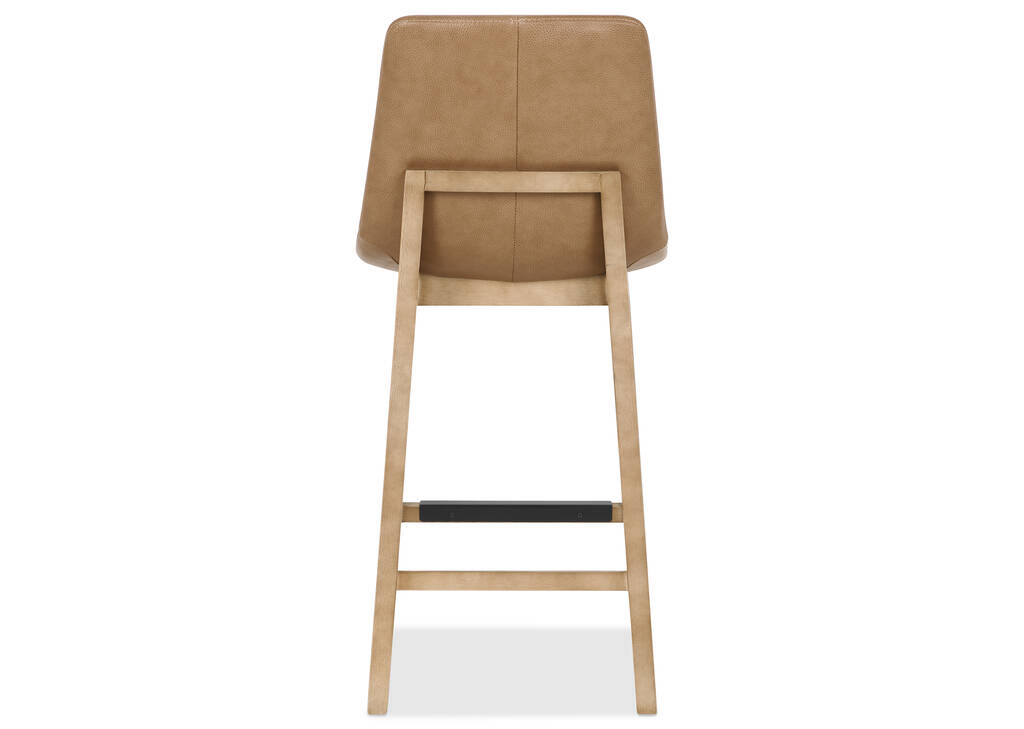 Ortega Lthr Counter Stool -Lakeshore Tan