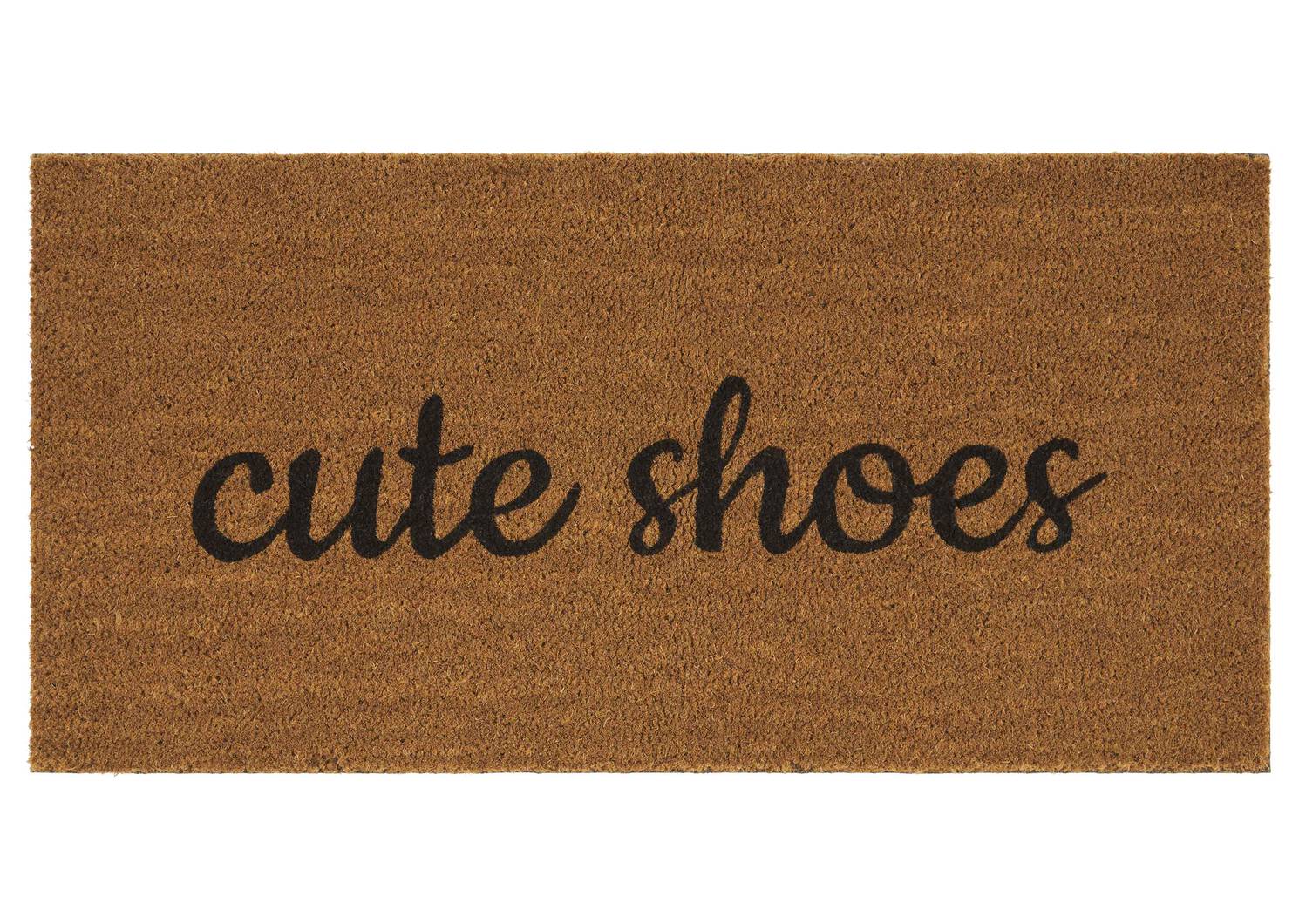 Cute Shoes Doormat Natural