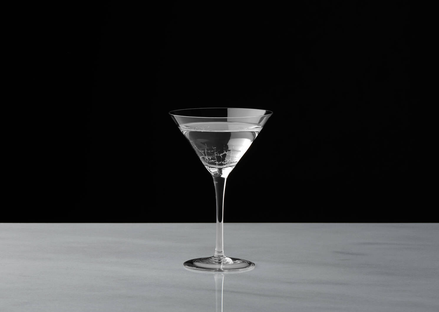 Santé! Martini Glass Clear