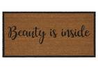 Beauty is Inside Doormat Natural