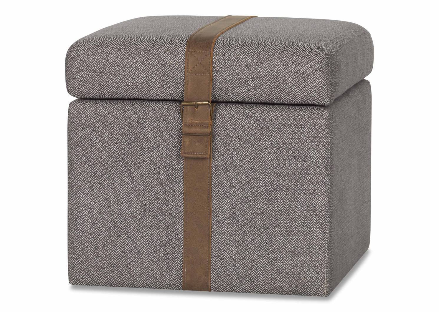 Lima Storage Ottoman 20"-Silas Greystone